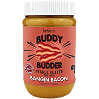 Buddy Budder Peanut Butter - Bangin Bacon, 17 oz. Jar